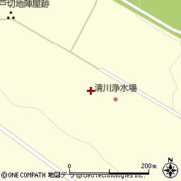 北斗市役所　清川浄水場周辺の地図