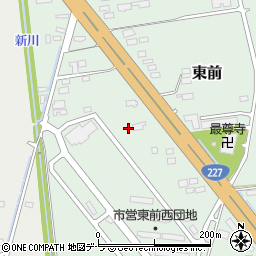 北海道北斗市東前40-1周辺の地図