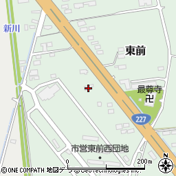 北海道北斗市東前39周辺の地図
