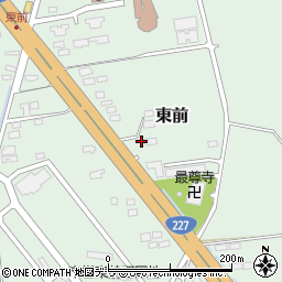 北海道北斗市東前43周辺の地図