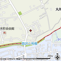 北海道亀田郡七飯町大川7丁目2周辺の地図