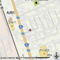 北海道亀田郡七飯町大川3丁目2-41周辺の地図