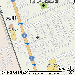 北海道亀田郡七飯町大川3丁目2-40周辺の地図