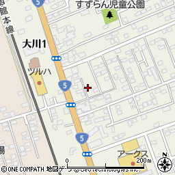 北海道亀田郡七飯町大川3丁目2-43周辺の地図