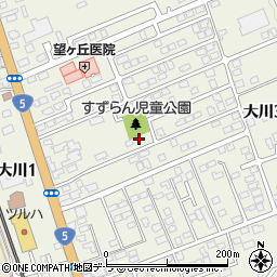 北海道亀田郡七飯町大川3丁目3-47周辺の地図