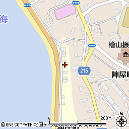 北海道檜山郡江差町海岸町91周辺の地図