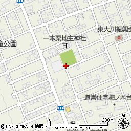 東大川児童公園トイレ周辺の地図