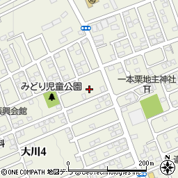 北海道亀田郡七飯町大川周辺の地図