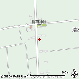 北海道北斗市清水川176周辺の地図