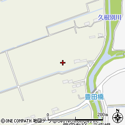 北海道七飯町（亀田郡）豊田周辺の地図