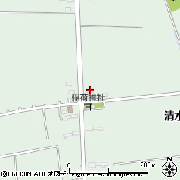 北海道北斗市清水川182周辺の地図