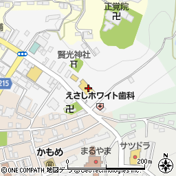 ダイソー江差店周辺の地図