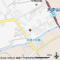株式会社道南工業七飯工場周辺の地図