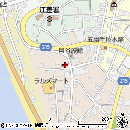 江差商工会館周辺の地図