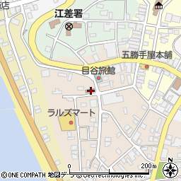 江差商工会館周辺の地図