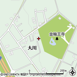 北海道亀田郡七飯町大川387-43周辺の地図