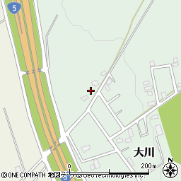 北海道亀田郡七飯町大川375-18周辺の地図