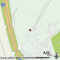 北海道亀田郡七飯町大川375-6周辺の地図