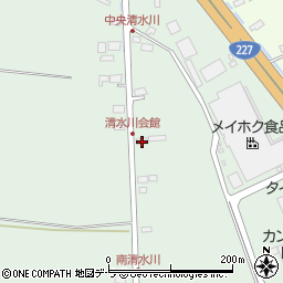 北海道北斗市清水川204周辺の地図