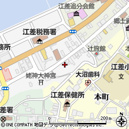 北海道新聞江差支局周辺の地図