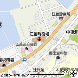 江差町役場　選挙管理委員会事務局周辺の地図