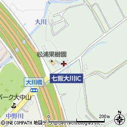 北海道亀田郡七飯町大川354周辺の地図