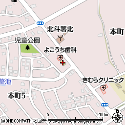 セブンイレブン北斗本町店周辺の地図