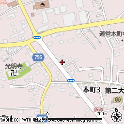 永田理容院周辺の地図