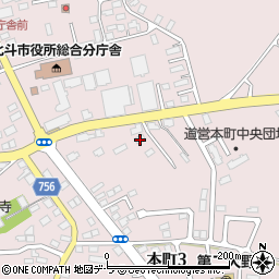 北海道北斗市本町3丁目12 37の地図 住所一覧検索 地図マピオン