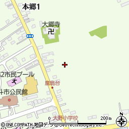 北海道北斗市本郷230周辺の地図