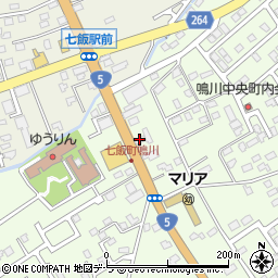 コスモ七飯ＳＳ周辺の地図
