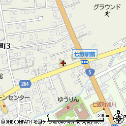 つぼ八 ななえ店周辺の地図