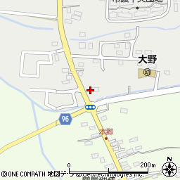 北海道北斗市市渡498-1周辺の地図