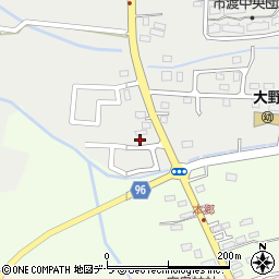 北海道北斗市市渡2-8周辺の地図