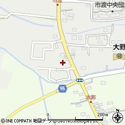 北海道北斗市市渡2-3周辺の地図