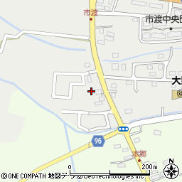 北海道北斗市市渡4周辺の地図