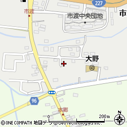 北海道北斗市市渡508-2周辺の地図