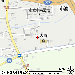 北海道北斗市市渡510-18周辺の地図