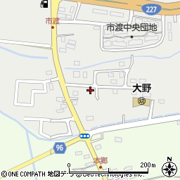 北海道北斗市市渡509周辺の地図