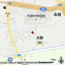 北海道北斗市市渡511-8周辺の地図