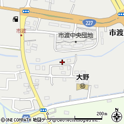 北海道北斗市市渡511周辺の地図