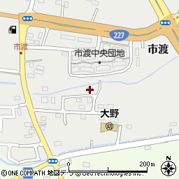 北海道北斗市市渡511-11周辺の地図