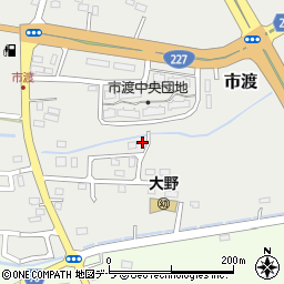北海道北斗市市渡511-10周辺の地図