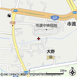 北海道北斗市市渡617-4周辺の地図