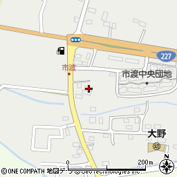 北海道北斗市市渡484-2周辺の地図
