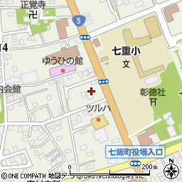 ローソン七飯本町店周辺の地図