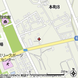 北海道亀田郡七飯町本町8丁目1周辺の地図