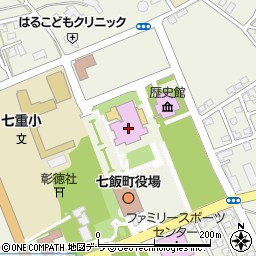 七飯町まちづくり推進センター（七飯町文化センター）周辺の地図