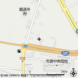 北海道北斗市市渡477-6周辺の地図