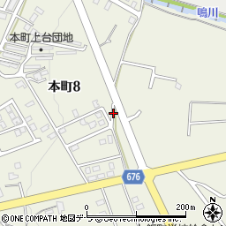 北海道亀田郡七飯町本町8丁目18周辺の地図